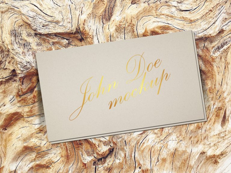 Download Free Gold Foil Business Card Mockup Psd - BestMockup.com 👍