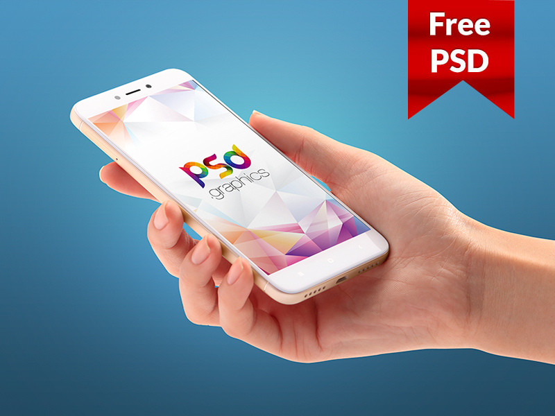 Download Android Smartphone In Hand Mockup Free PSD ⋆ BestMockup.com PSD Mockup Templates