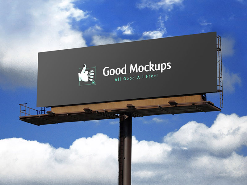 29428b7d1ad74f186d64a135d0221d73 - Free Realistic Outdoor Advertising Billboard Mockup PSD