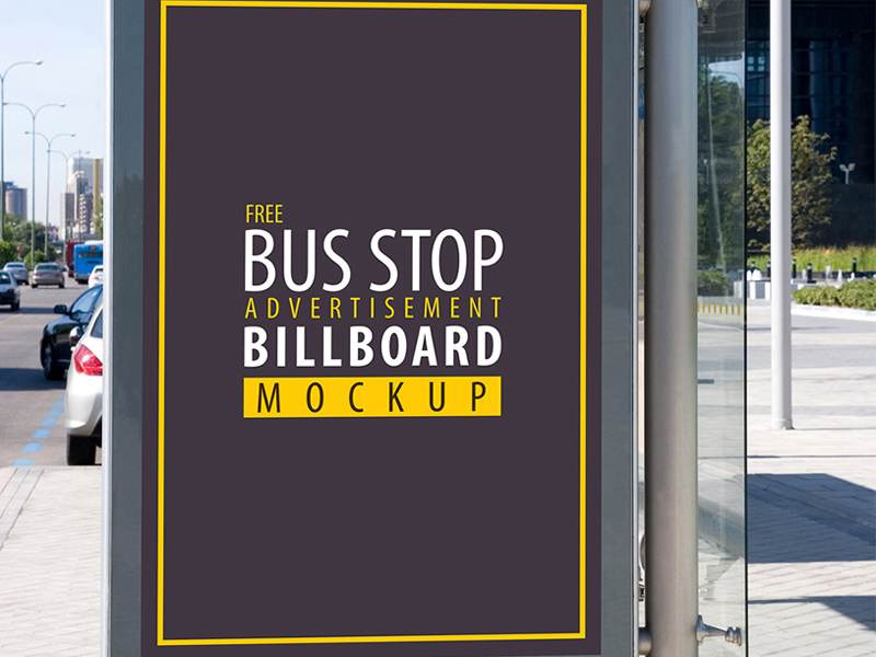 31e79acad6a0cbb2ca4d6ffd41bc8163 - Free Bus Stop Advertisement Billboard Psd Mockup