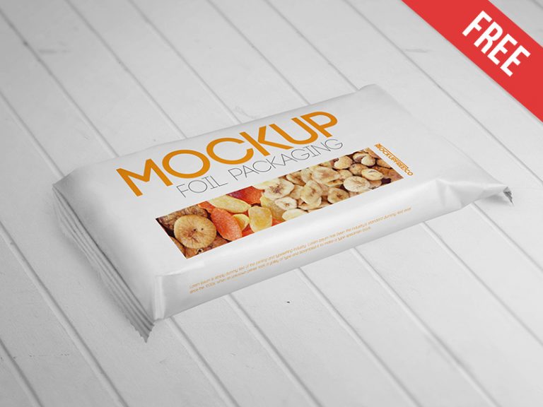 Download Foil Packaging - Free PSD Mockup ⋆ BestMockup.com 👍