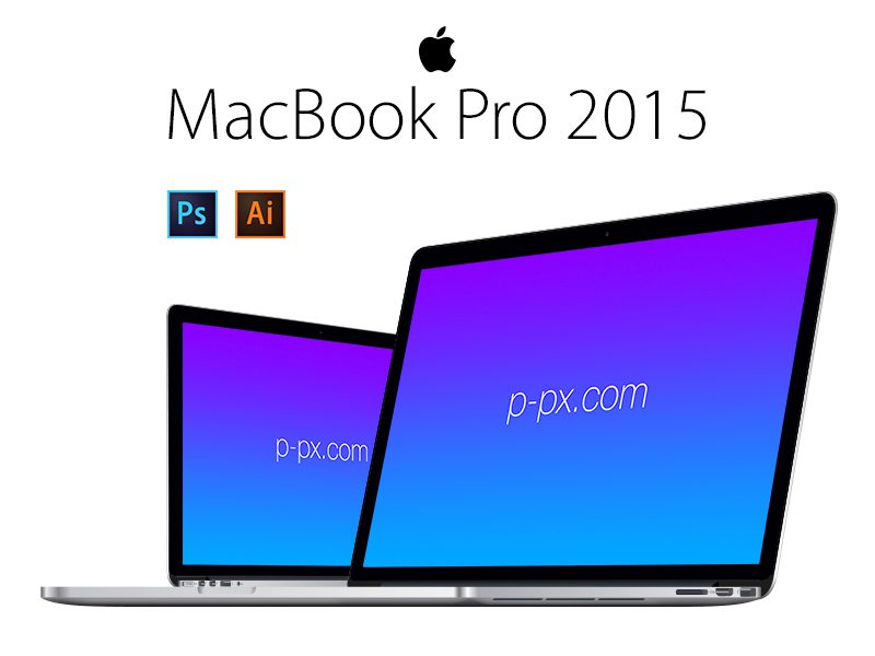 5112cc6ee4a75a1966b2d4212ebf1b3e - MacBook Pro 2015 Angled View PSD + Ai Free Vector Template