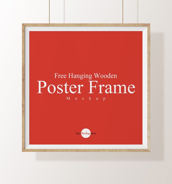 5f6b174eadf79f4b175195de00737c32 560x600 - Free Hanging Wooden Poster Frame Mockup Psd Template