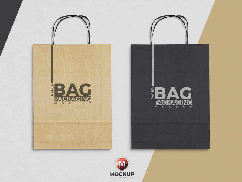 66555087416d411a8979b5a1721c9e8e - Free Paper Bag Mockup To Showcase Packaging Designs