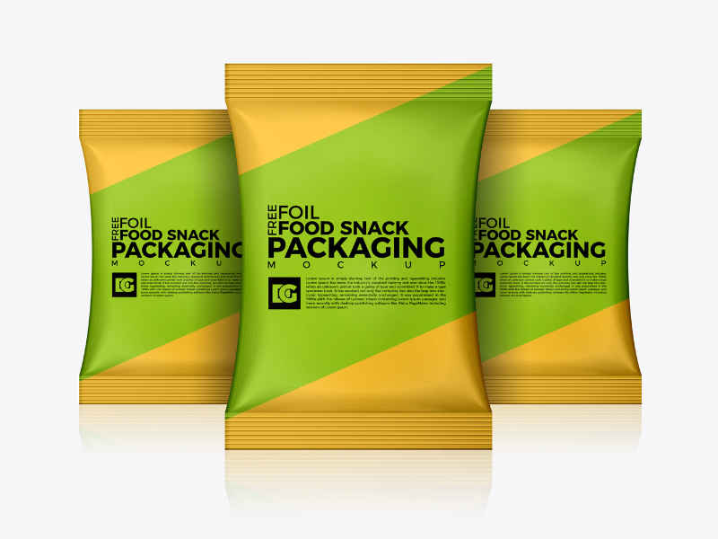784324d471a26b17c4558581c8d0d848 - Free Foil Food Snack Packaging Mockup