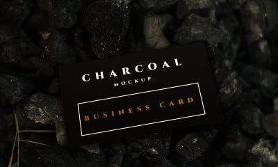 7a16b3d95d5263ad5b9439fd00d5bec4 400x240 - Free Charcoal Business Card Mockup