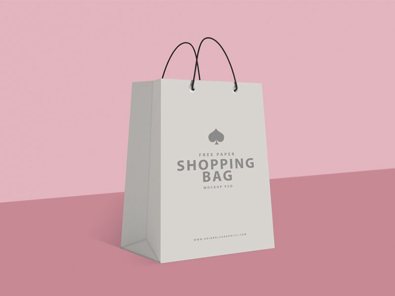 Download Free Paper Shopping Bag Mockup ⋆ BestMockup.com 👍
