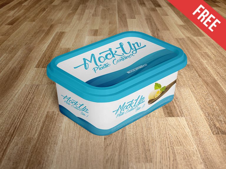 Download Plastic Container - 2 Free PSD Mockups ⋆ BestMockup.com 👍