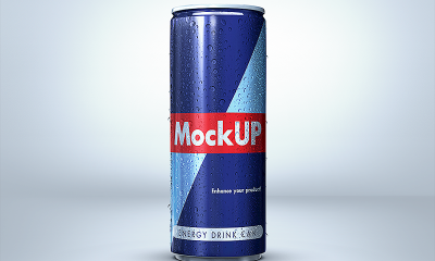 8716516dfd3d853927ab3a3c5930820b 400x240 - Energy Drink Can Mockup