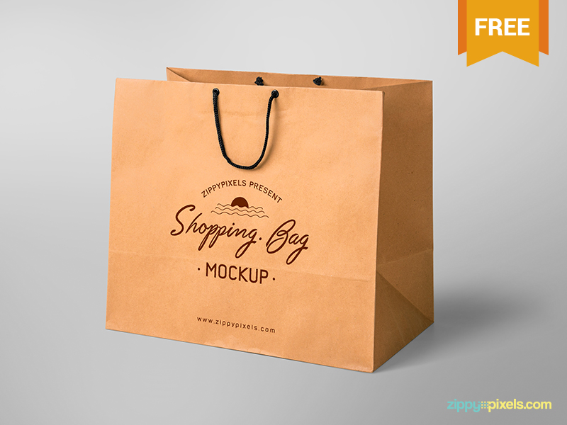 9461748a307c8defc655f9f82a7f5371 - Free Shopping Bag Mockup