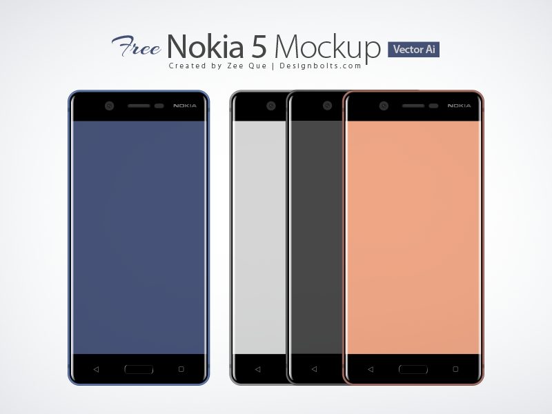 af6a26396b839d7499349a8b6af99f27 - Free Nokia 5 Android Smartphone Mockup In Ai & Eps Format