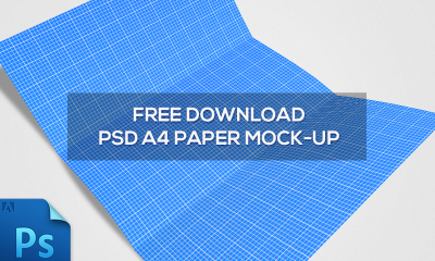 c1df40172e0f1b2658c0127e4cb188ca 400x240 - Freebie - PSD A4 Paper Mock-up