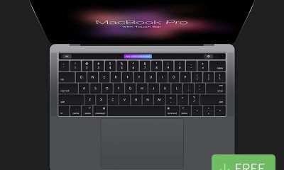 ca7e89feebaac397f3d8446ad1d68aa4 400x240 - Macbook Pro With Touch Bar Mockup