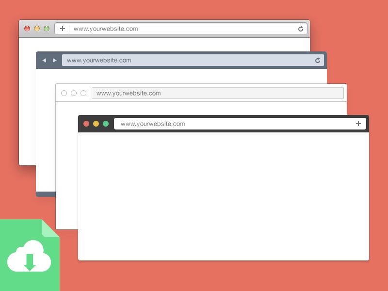 Download Browser Mock-up Frames - Free Download ⋆ BestMockup.com