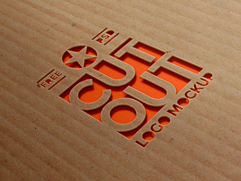 d78491a8900faf0ff9b3972f487a2ad9 - Cardboard Cutout Logo Mockup
