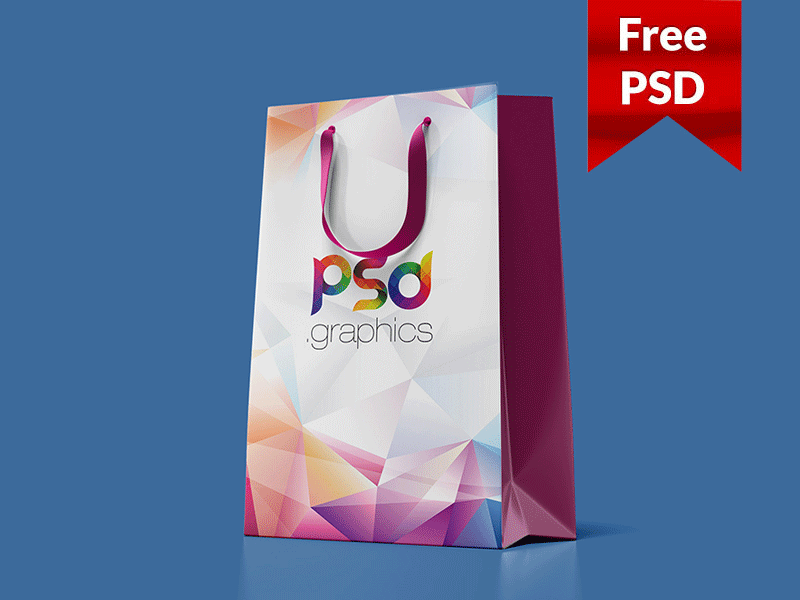 Paper Shopping Bag Mockup Free Psd Bestmockup Com