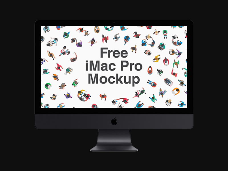 e63de63c0d4f20635f443038ff45bd43 - iMac Pro Mockup PSD Vol. 1