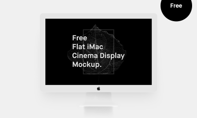 febcc538950ac8410852ceb5bdfbbc13 400x240 - Free Flat iMac Mockup (Cinema Display)